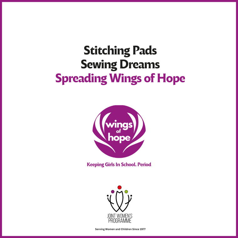 Stitching Pads, Sewing Dreams, Spreading Wings of Hope